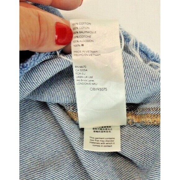 Free People Cosmico Flirt Skirt in Rain OB1193075 Sz. 27/4 - Picture 6 of 8